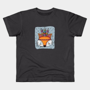 Colorful Fox Kids T-Shirt